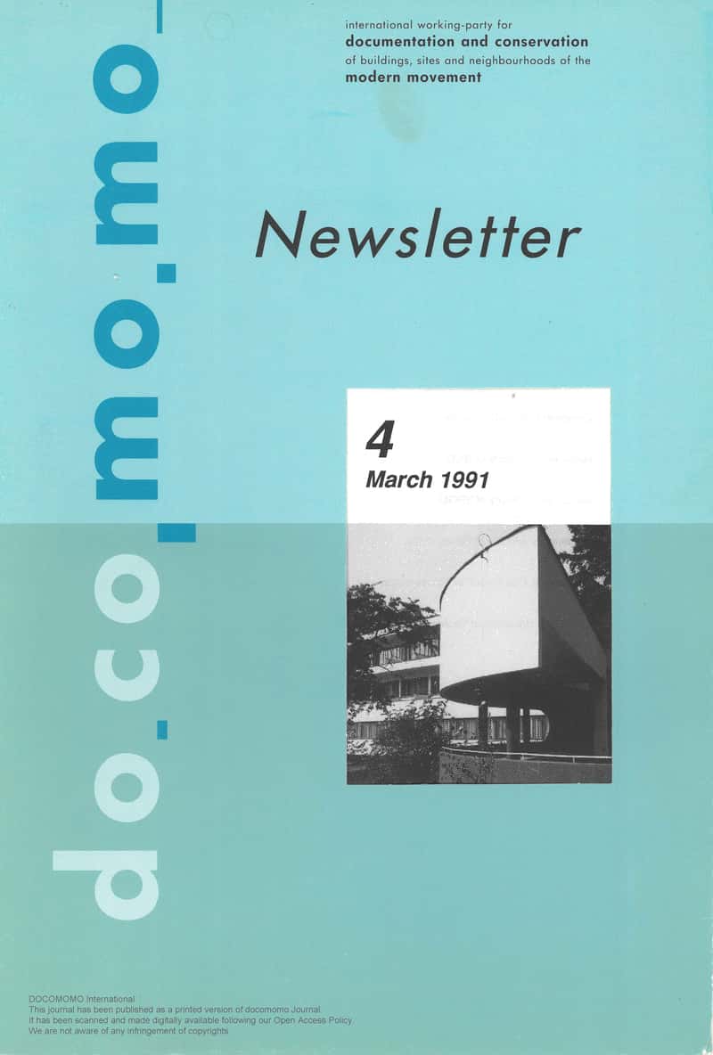 						View No. 4 (1991): Newsletter 4 | March 1991
					