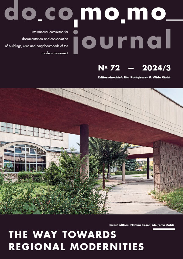 Cover Docomomo Journal no. 72