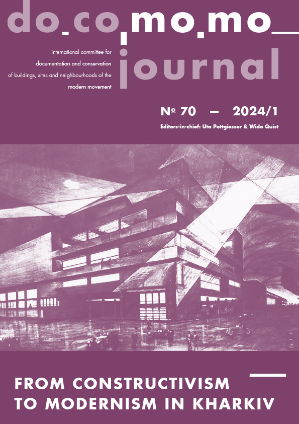 Cover Docomomo Journal 70