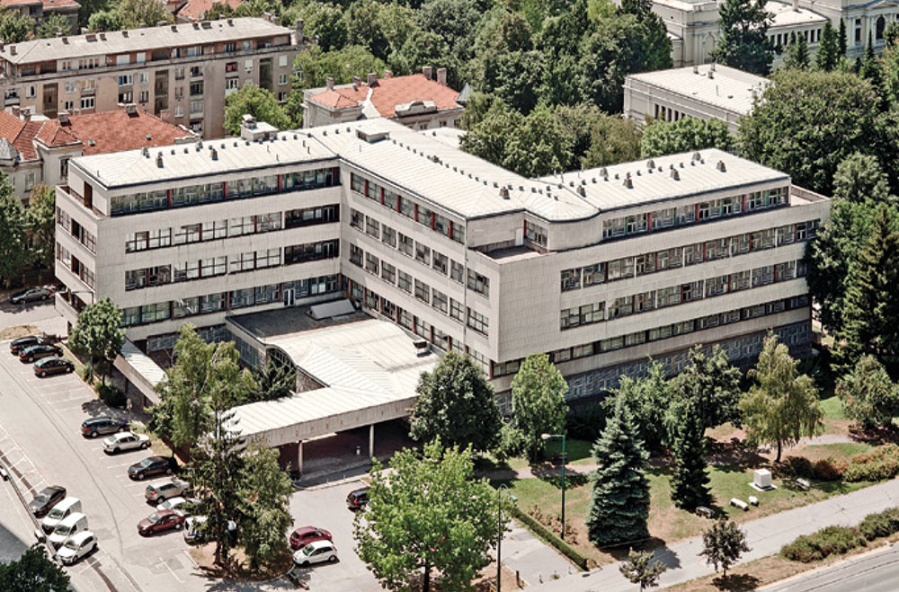 Bird’s eye view of the Faculty of Philosophy in Sarajevo, around 2018. © Dragana Antonić and Enis Logo in Krzović and Premerl, 2019.