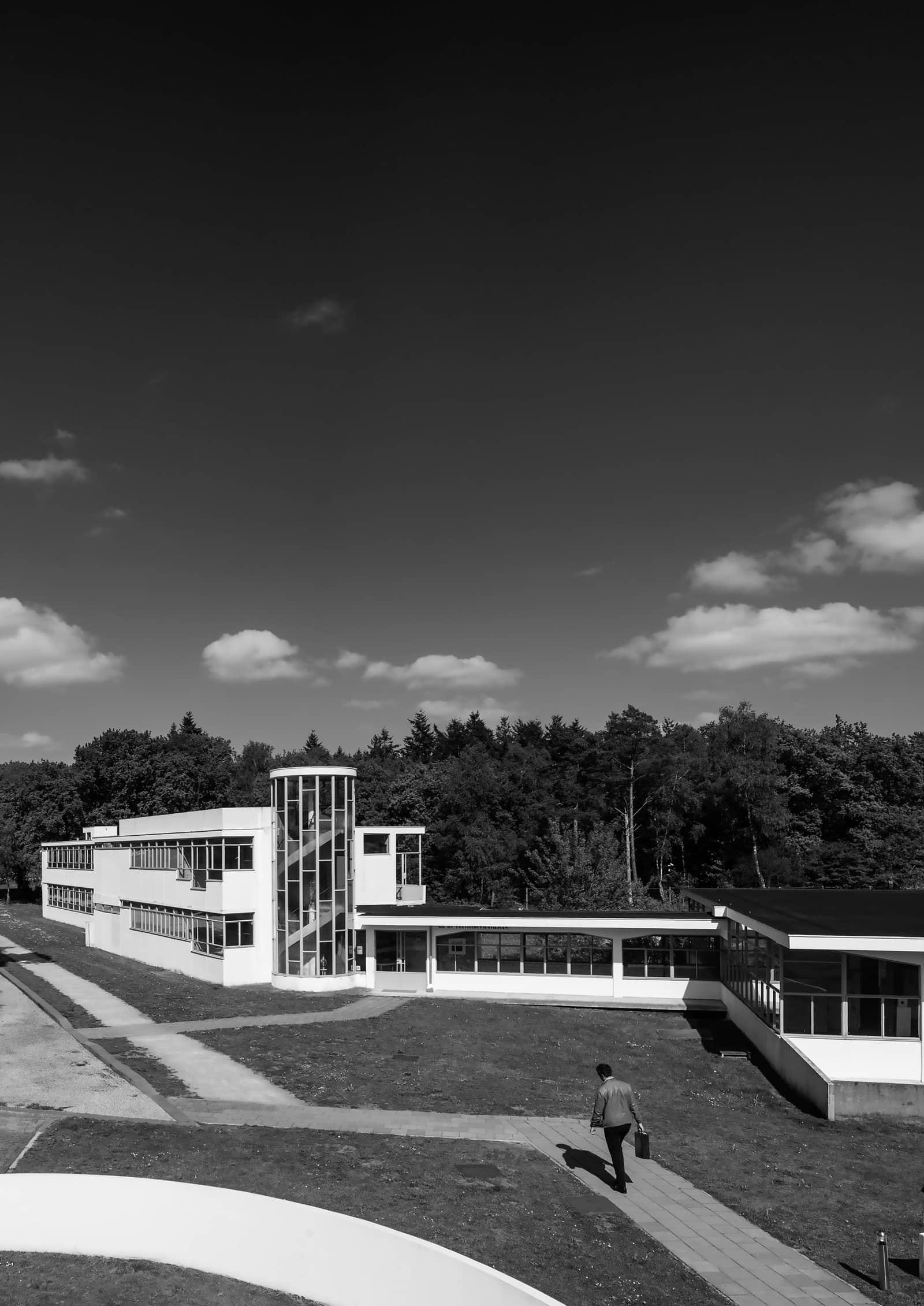 Jan Duiker and Bernard Bijvoet, Sanatorium Zonnestraal (the Dresselhuys Pavillion after restoration by Hubert-Jan Henket and Wessel de Jonge), Hilversum, The Netherlands, 1925-1931.